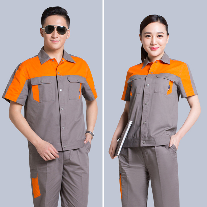 現(xiàn)貨工作服廠家純棉 夏季夾克男女款JL-QX023