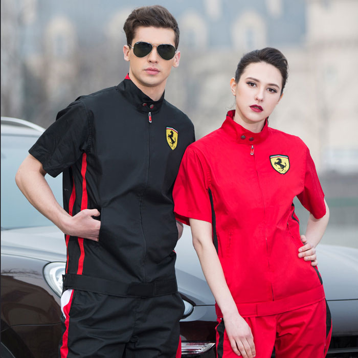 法拉利汽車4S店工作服 維修工作服 JL-QX016